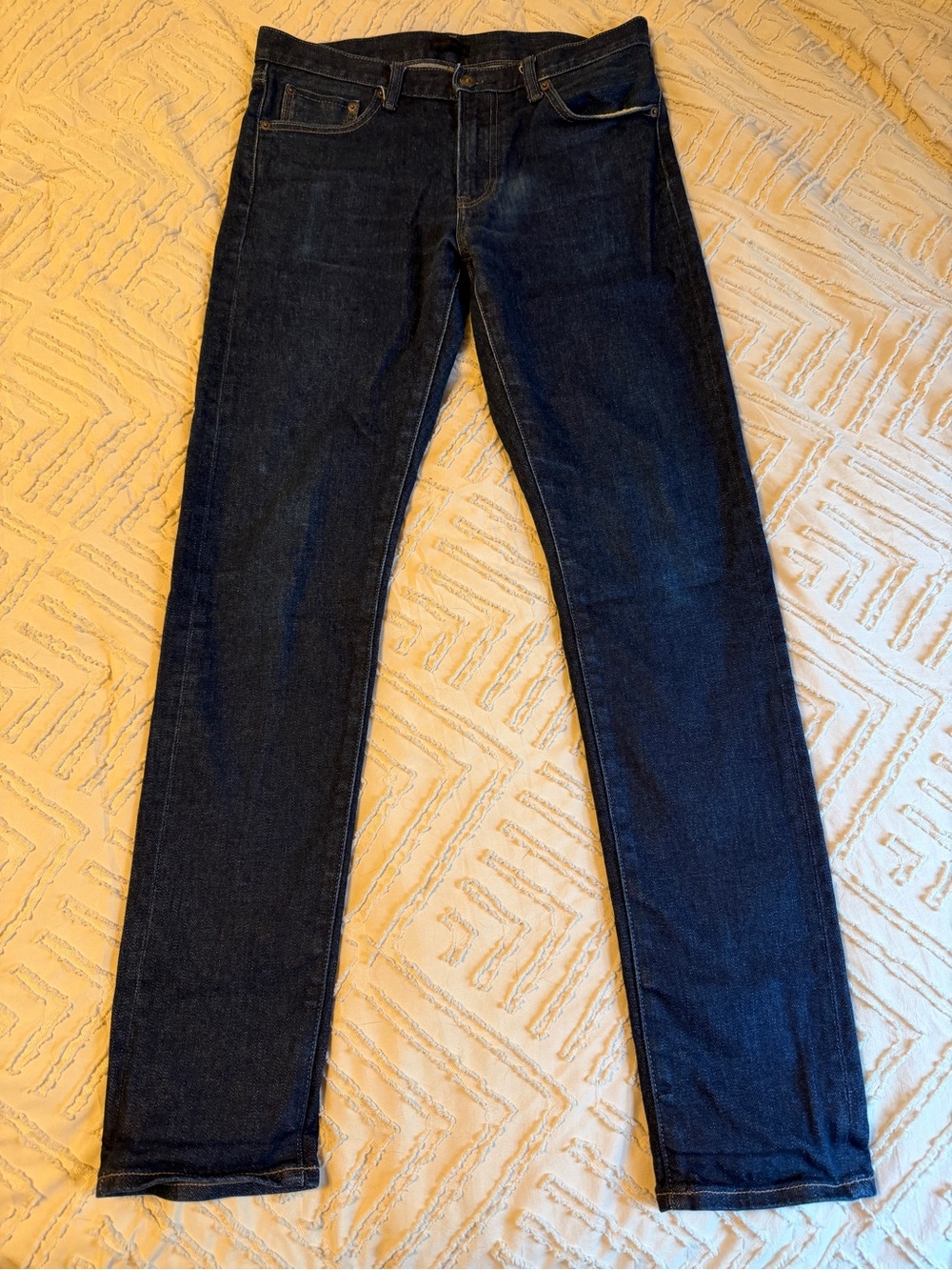 Uniqlo Slim Straight Selvedge Denim - 32 x 34